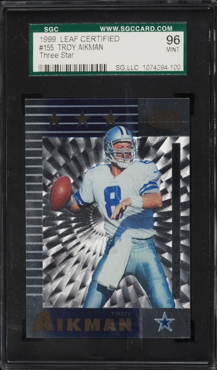 Troy Aikman 1999 leaf