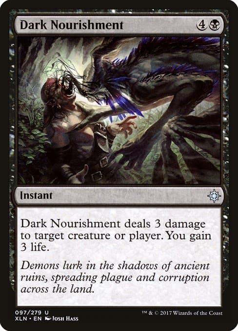 Dark Nourishment 2017 Magic: The Gathering Ixalan