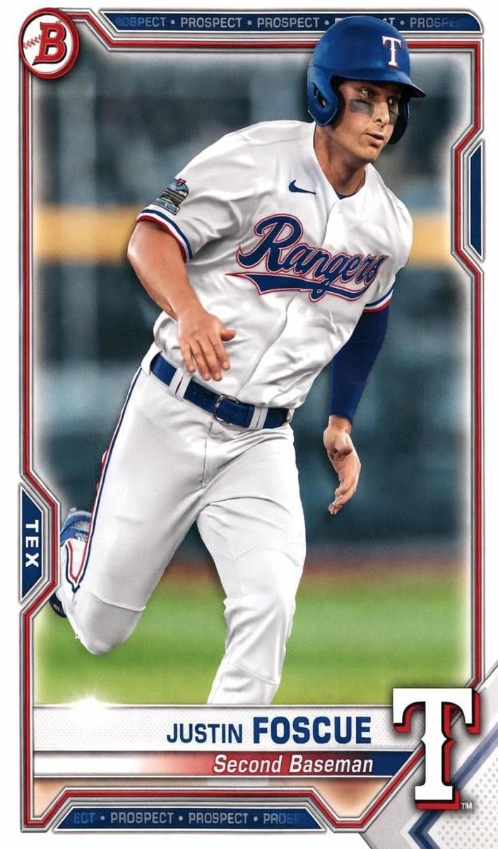 Justin Foscue 2021 bowman Bowman