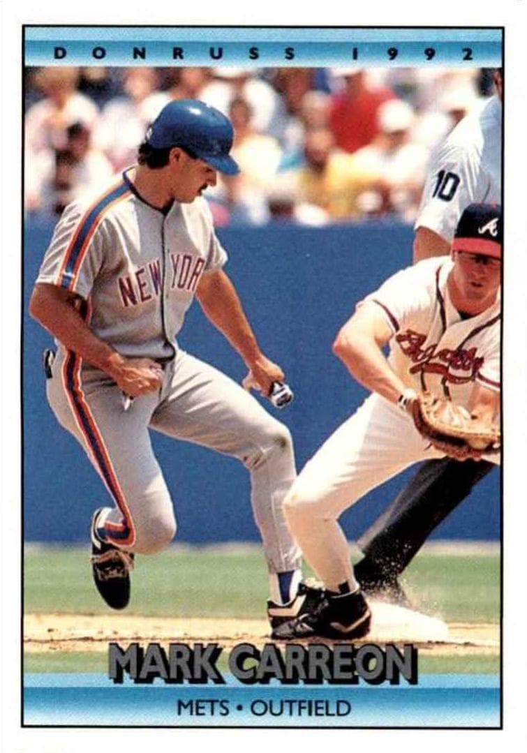 Mark Carreon 1992 panini Donruss