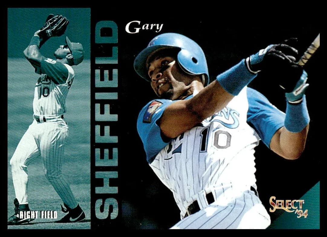 Gary Sheffield 1994 panini Select