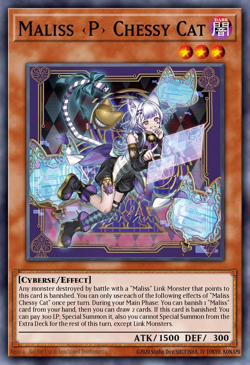 Maliss <P> Chessy Cat 2025 Yu-Gi-Oh! 2025 Mega Pack Tin