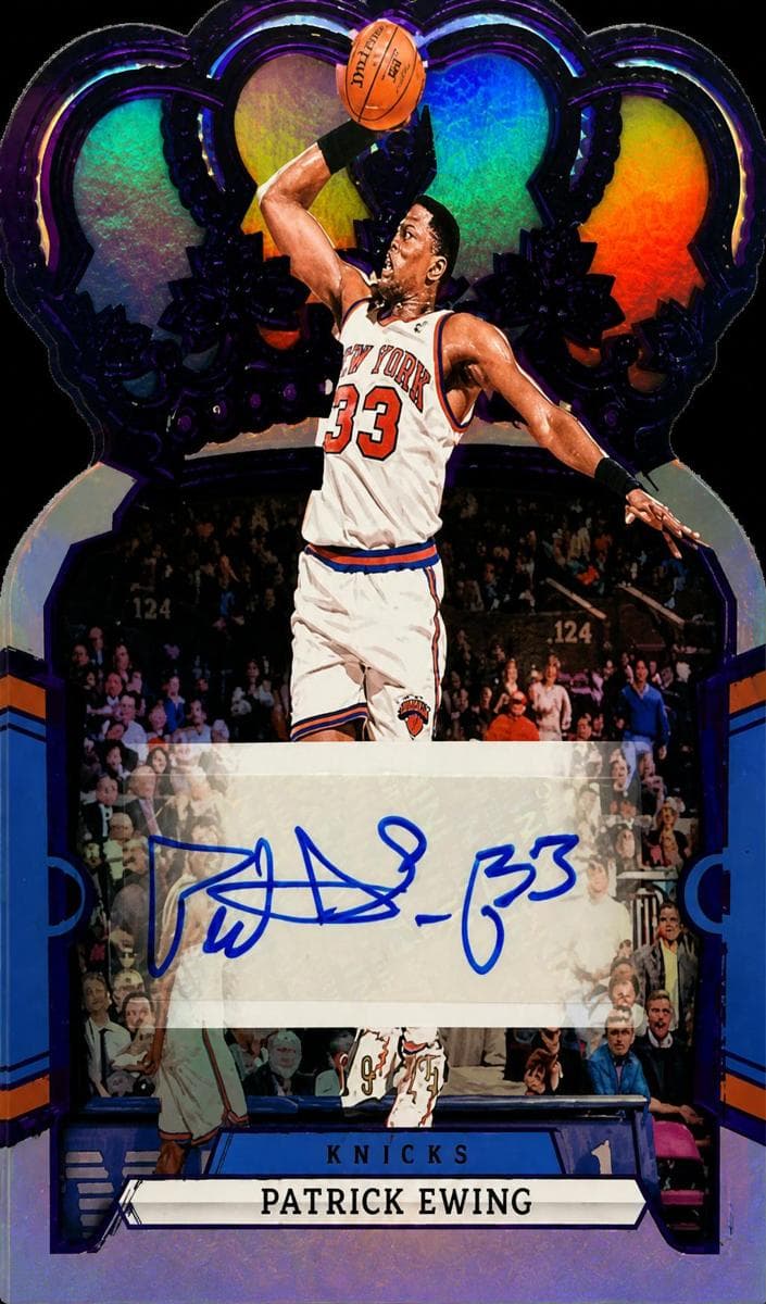 Patrick Ewing 2023 panini Panini Crown Royale