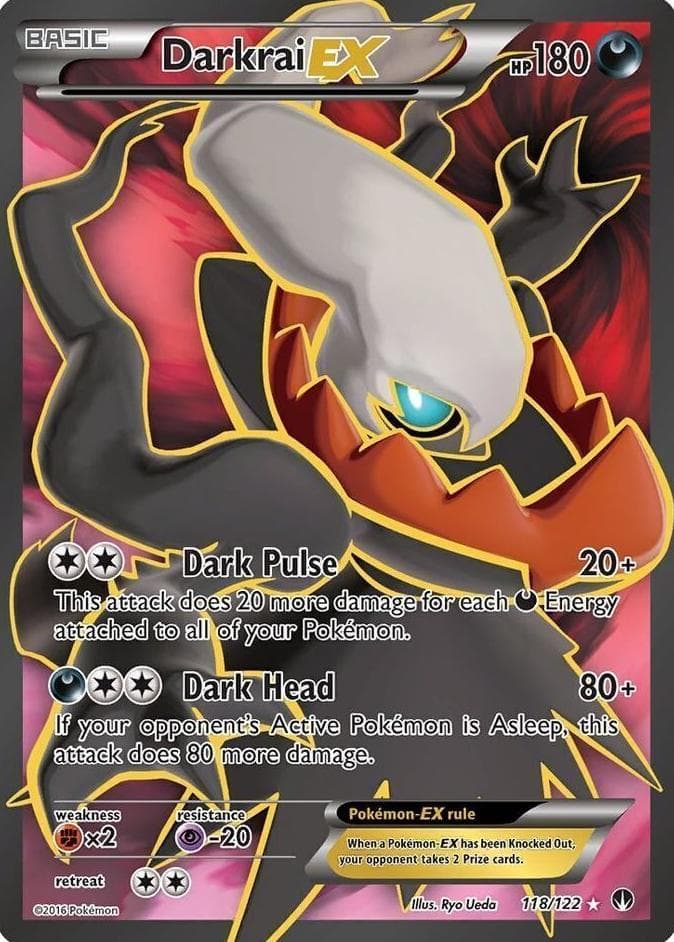 Darkrai ex trading card