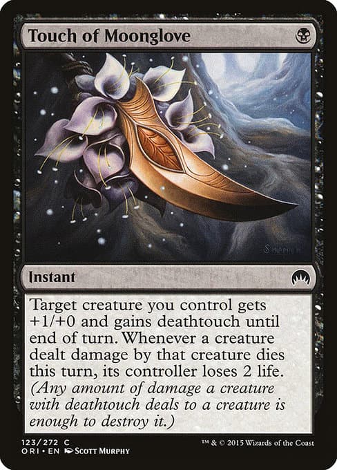Touch of Moonglove 2015 Magic: The Gathering