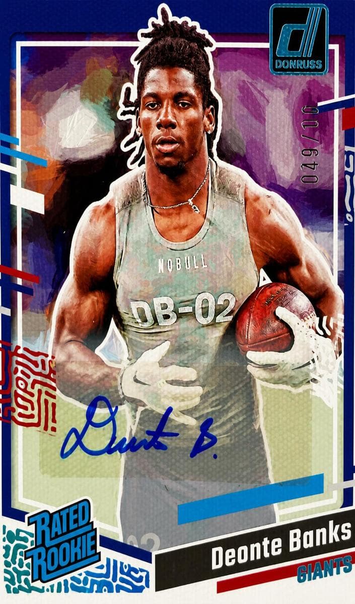 Deonte Banks 2023 panini Panini Donruss