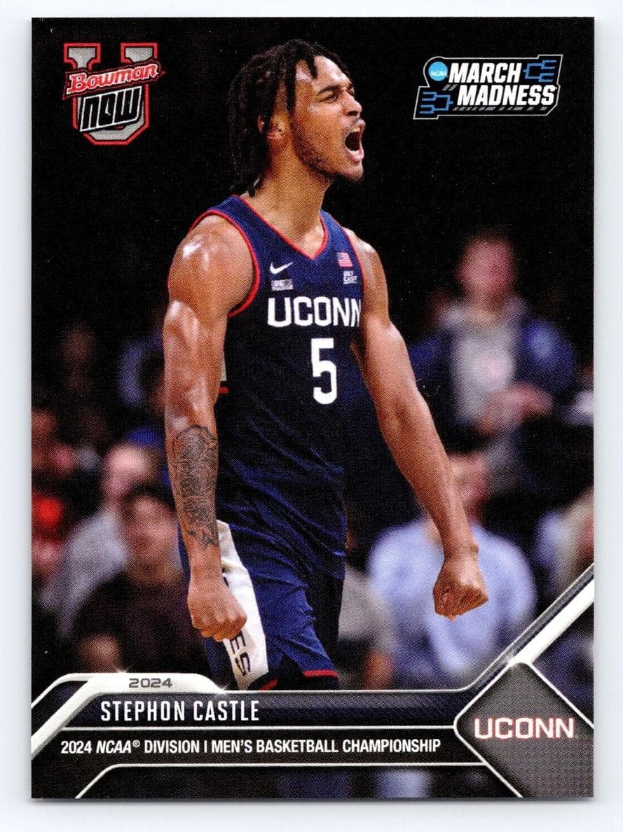 Stephon Castle 2023 bowman U Now Ncaa March Madness