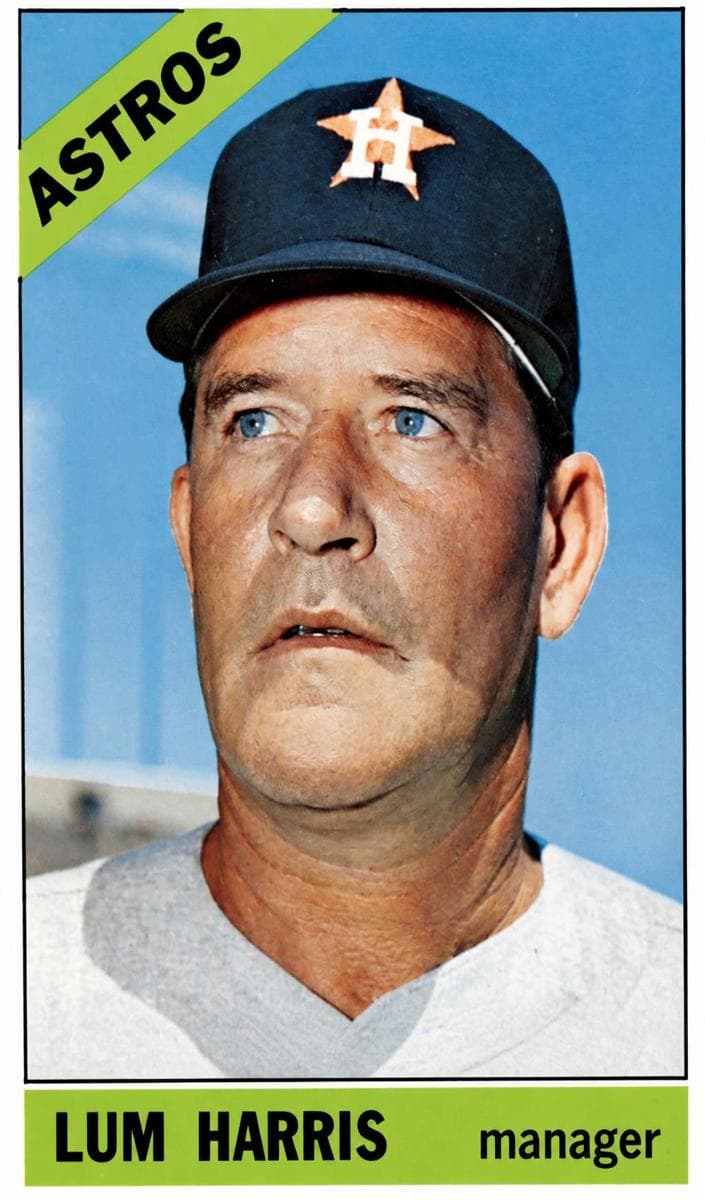 Lum Harris 1966 topps O-Pee-Chee