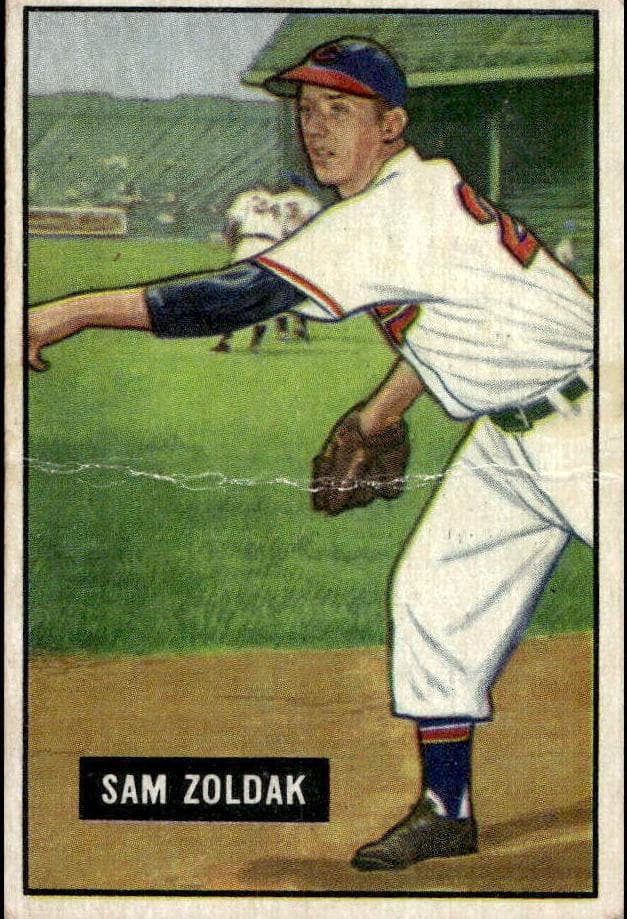 Sam Zoldak 1951 bowman Bowman
