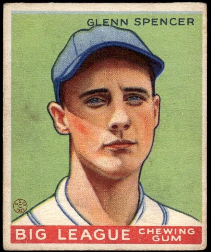 Glenn Spencer 1933 unknown Goudey