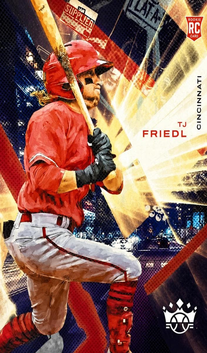 TJ Friedl 2022 panini Panini Diamond Kings