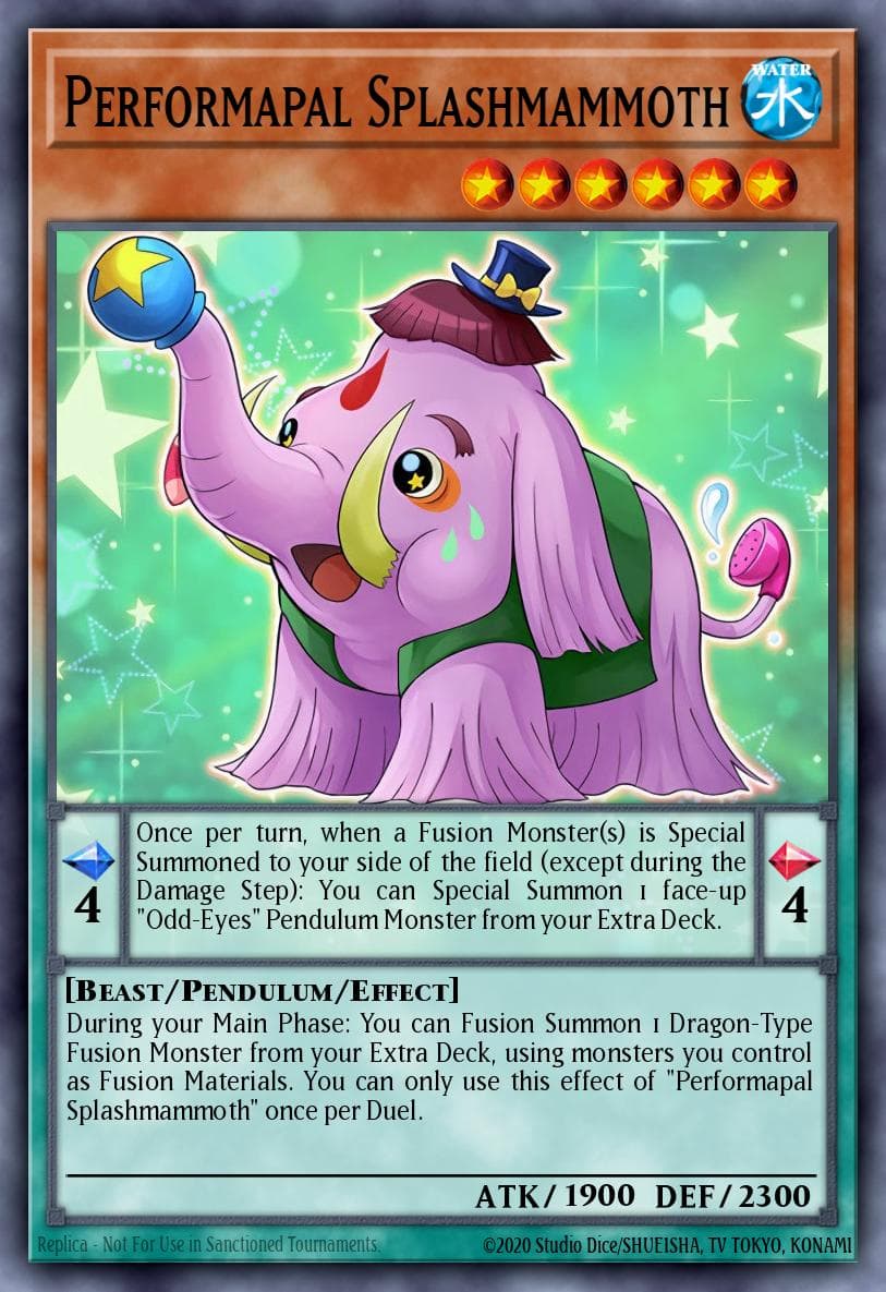 Performapal Splashmammoth #MP16-EN106