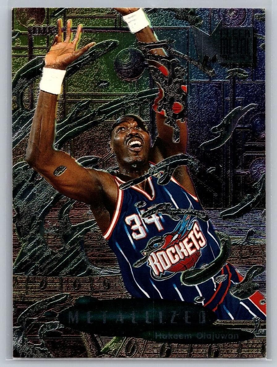 Hakeem Olajuwon 1996 fleer Metal