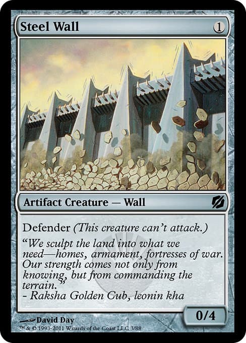Steel Wall 2003 Magic: The Gathering Mirrodin