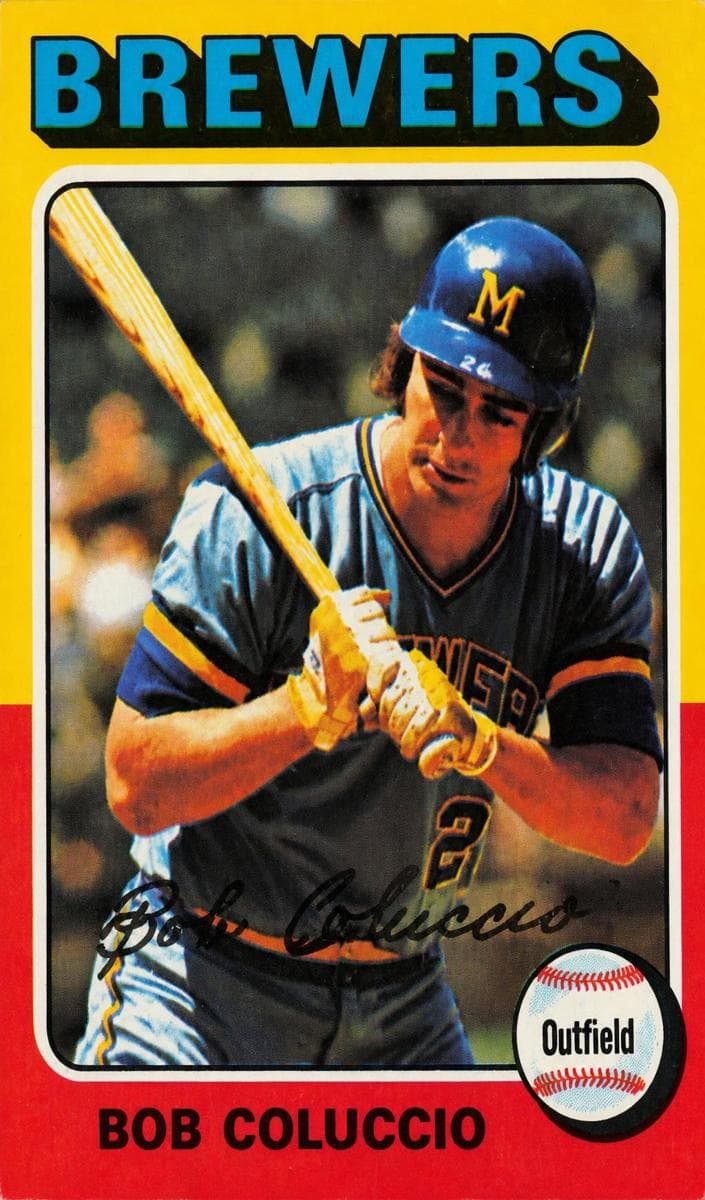 Bob Coluccio 1975 topps Topps