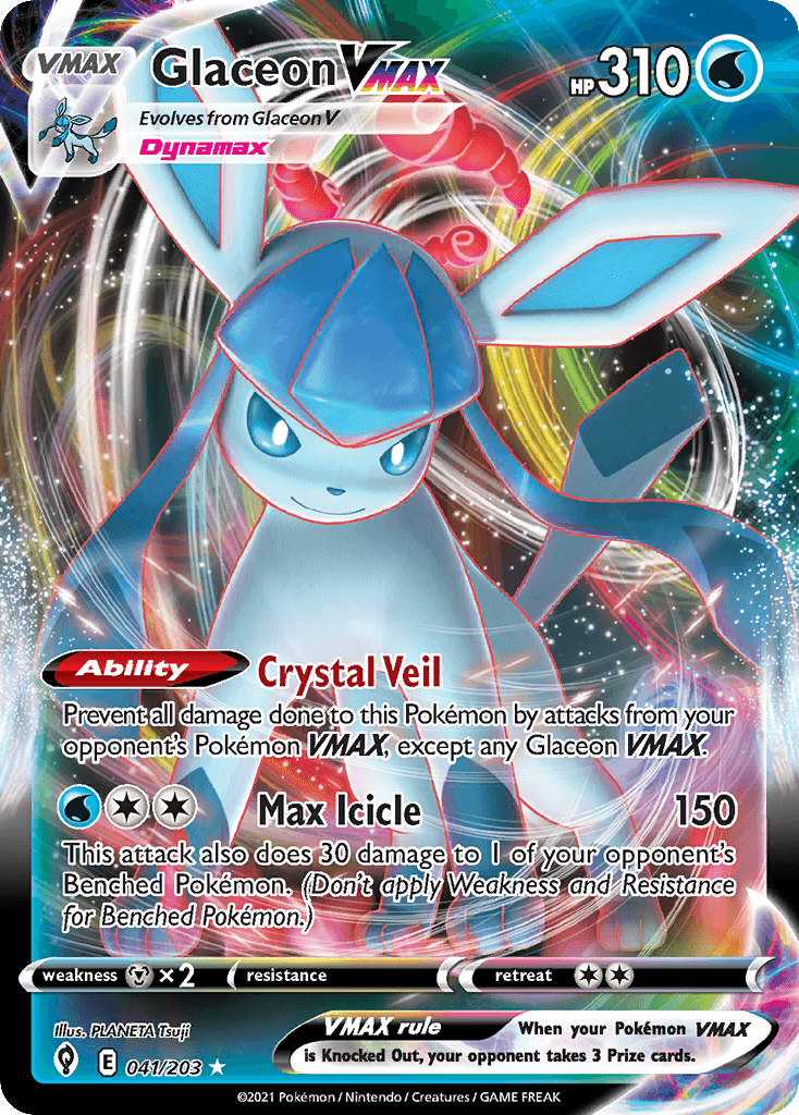 Glaceon VMAX 2025 Pokemon Chinese Gem Pack 2