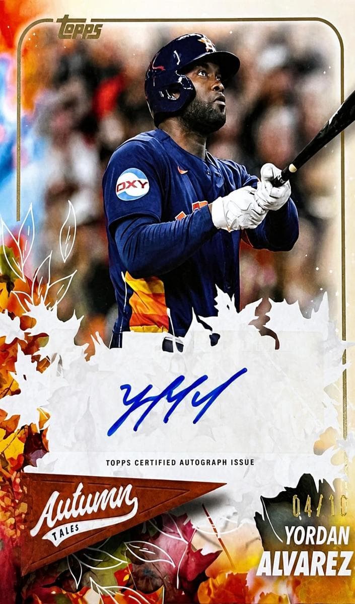 Yordan Alvarez 2024 topps Topps Update
