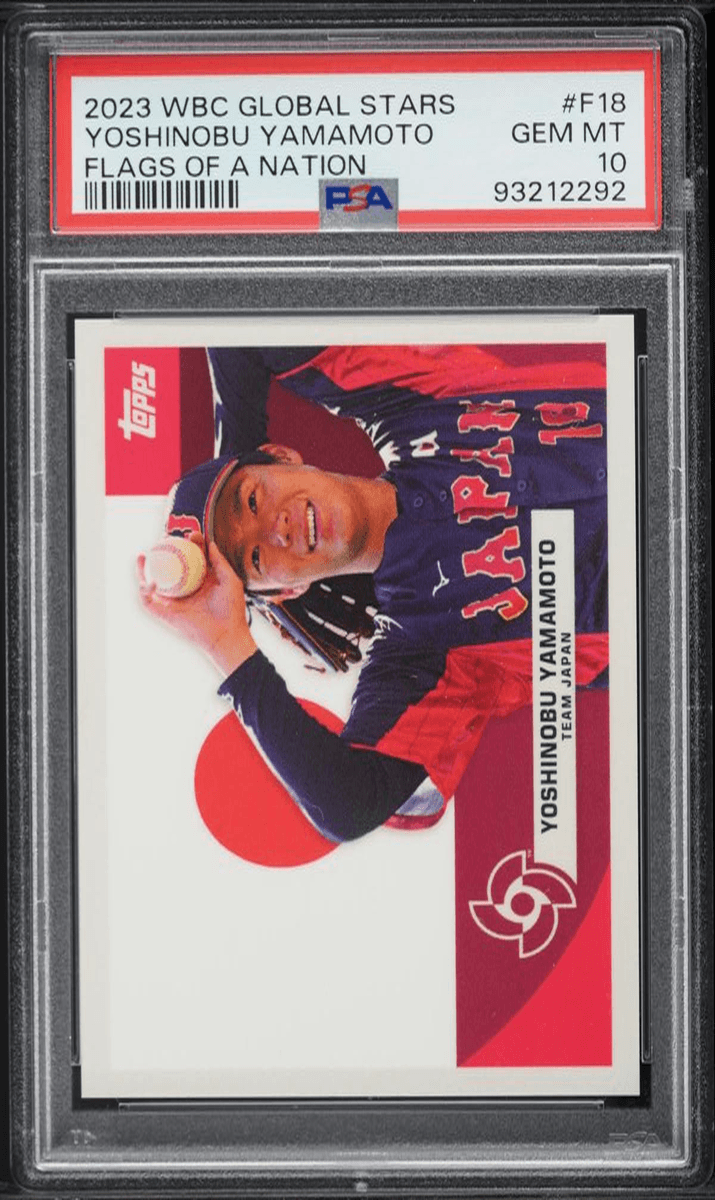 Yoshinobu Yamamoto 2023 topps
