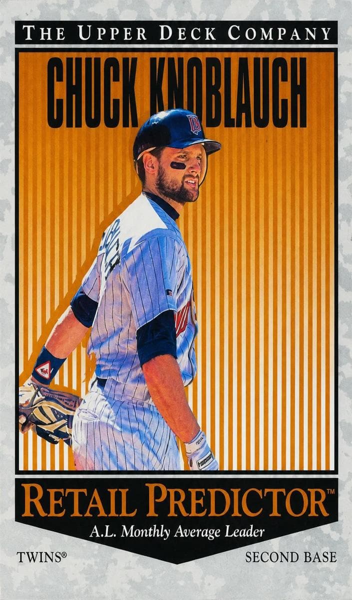 Chuck Knoblauch 1996 upper-deck Upper Deck