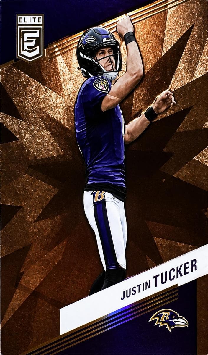 Justin Tucker 2023 panini Elite