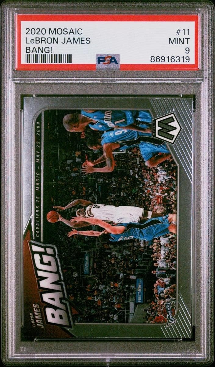 LeBron James 2020 panini Panini Mosaic