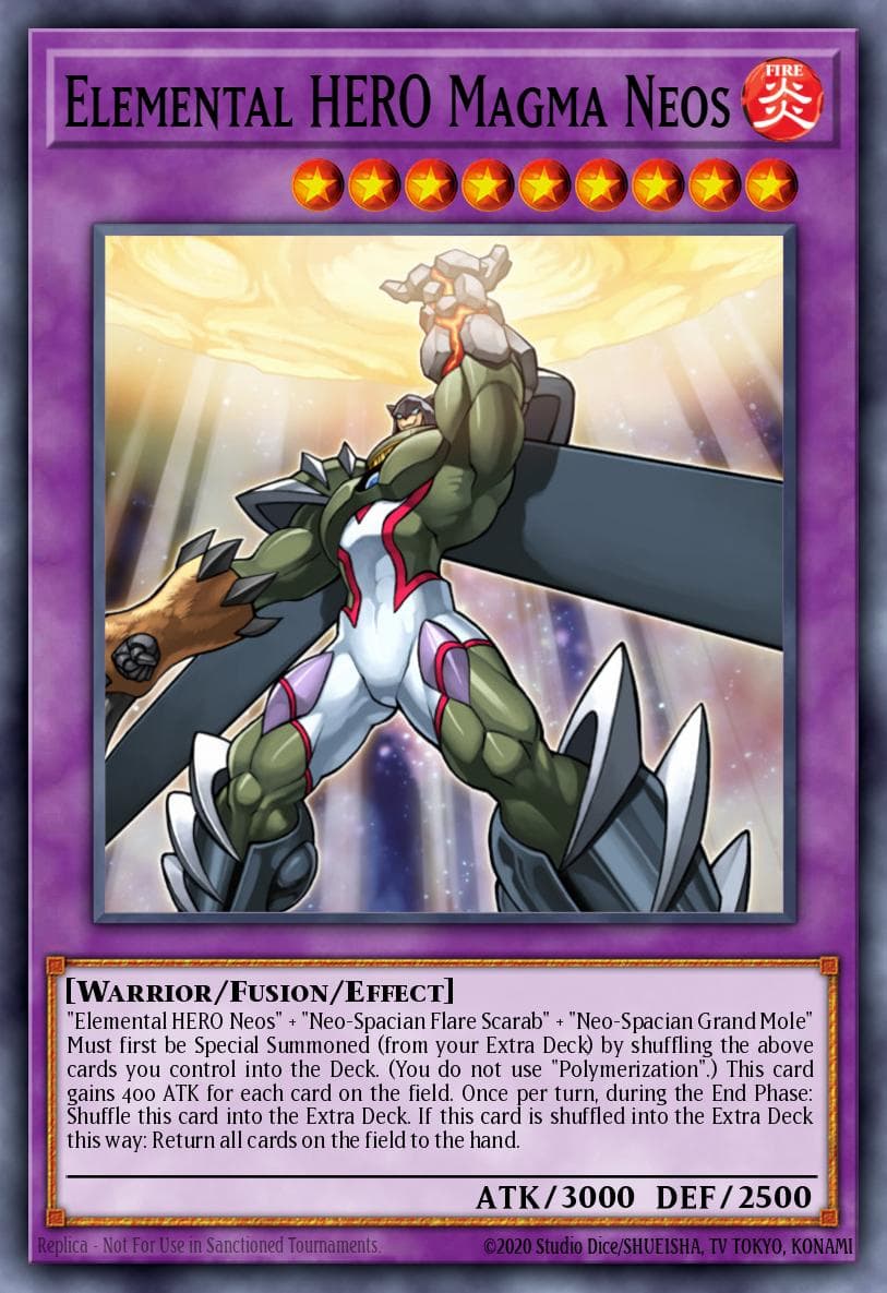 Elemental HERO Magma Neos 2007 Yu-Gi-Oh! Japanese Tactical Evolution