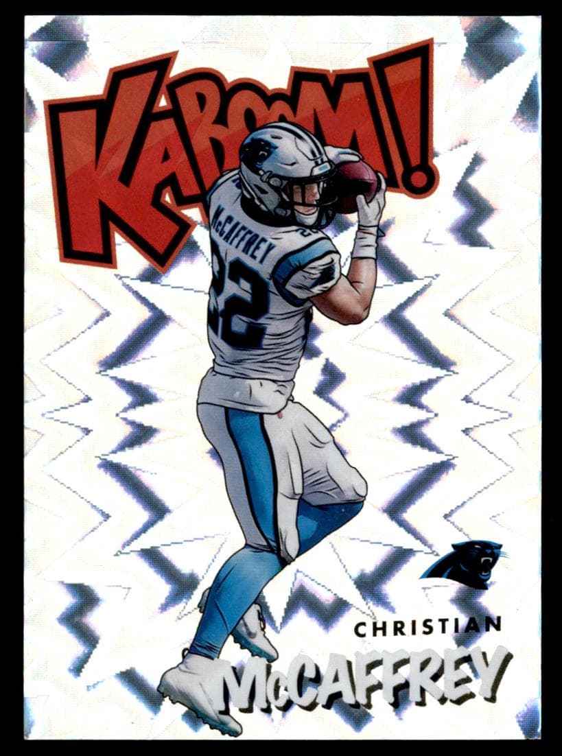 Christian McCaffrey 2021 panini Absolute Kaboom