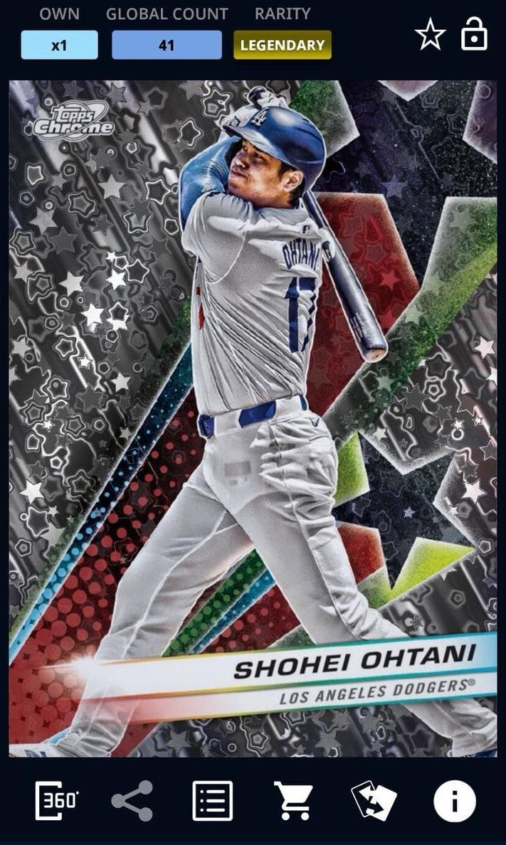 Shohei Ohtani 2024 topps Topps Cosmic Chrome