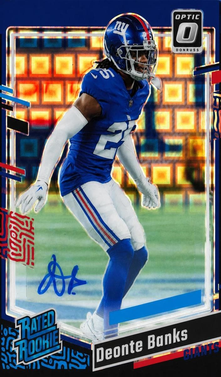 Deonte Banks 2023 panini Donruss Optic