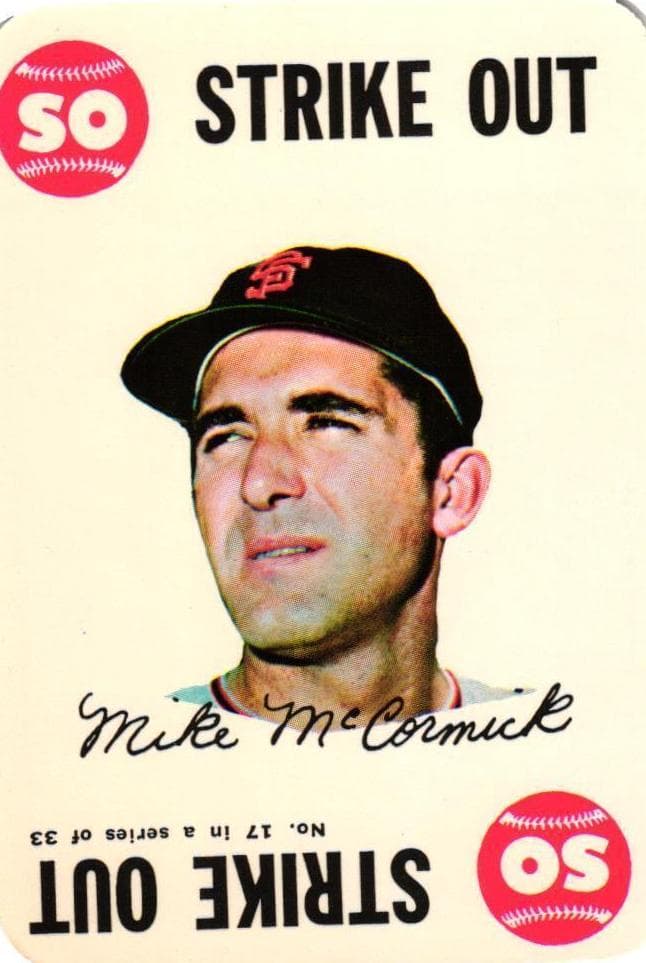 Mike McCormick 1968 topps