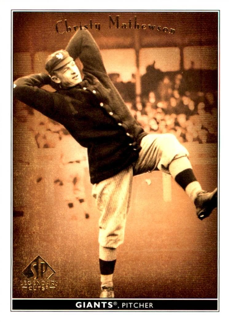 Christy Mathewson 2002 unknown SP Legendary Cuts