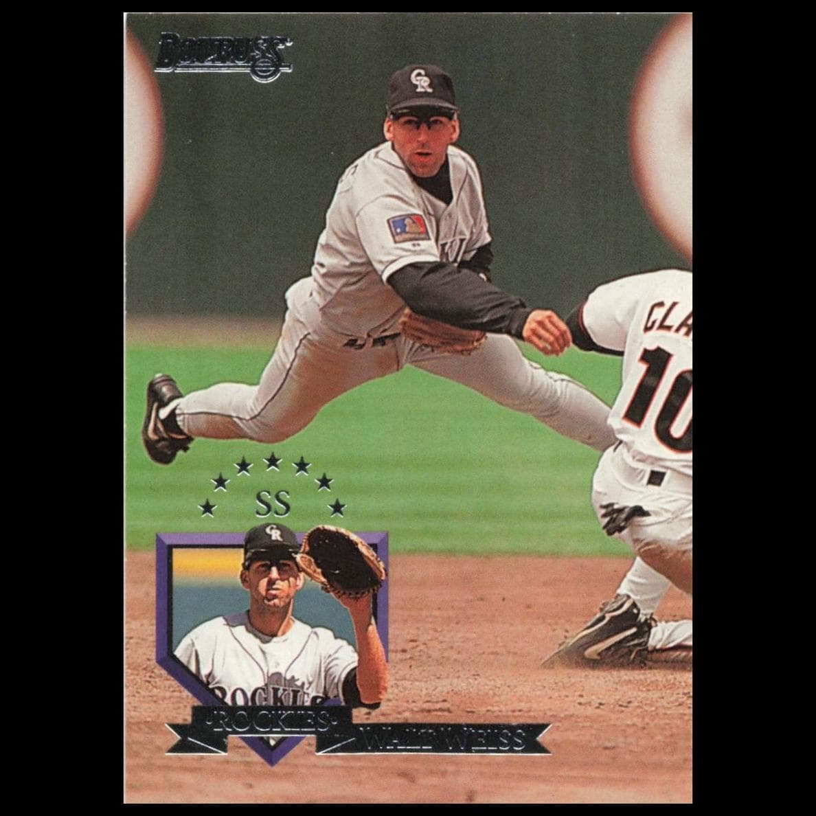 Walt Weiss 1995 panini Donruss