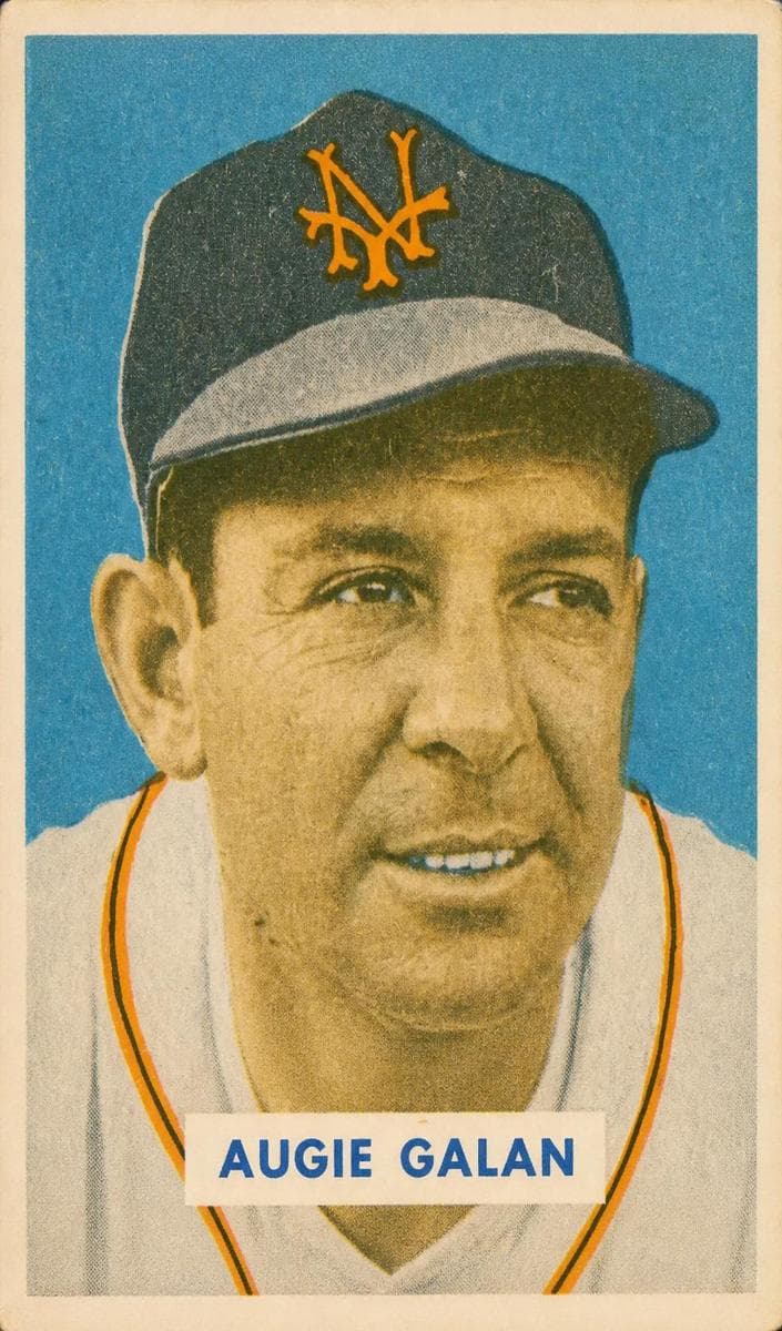 Augie Galan 1949 bowman Bowman