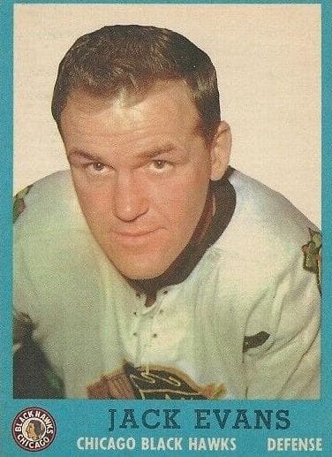 Jack Evans 1962 topps