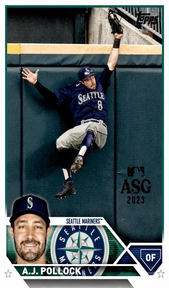 A.J. Pollock trading card