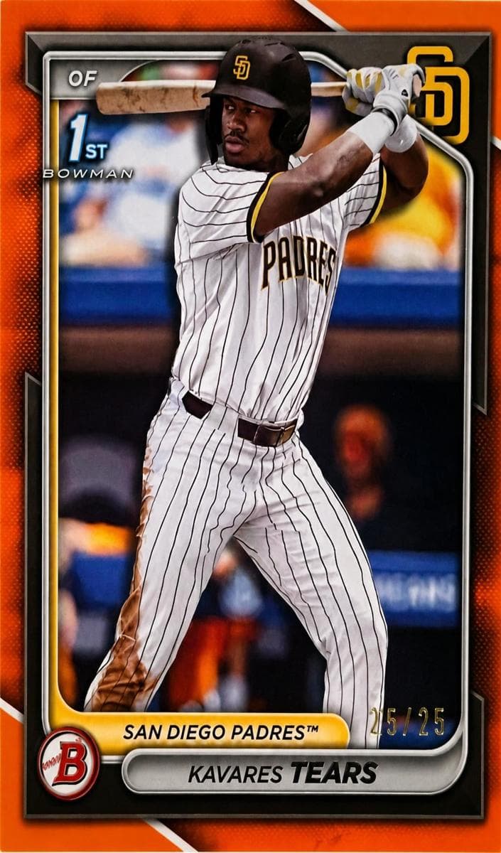 Kavares Tears 2024 bowman Bowman Draft