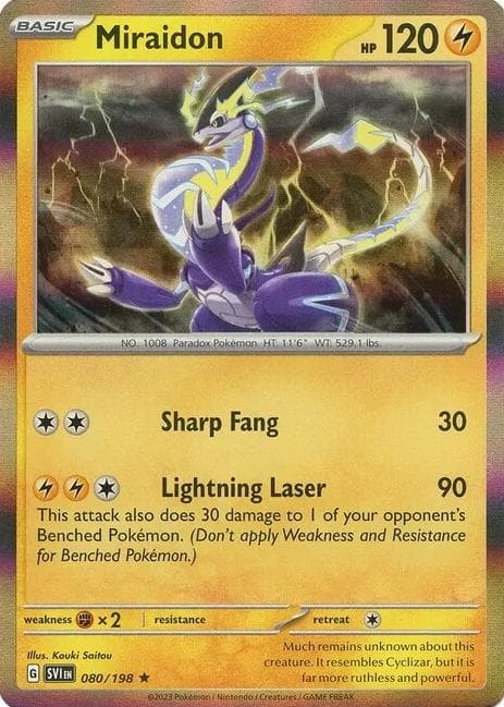 Miraidon trading card