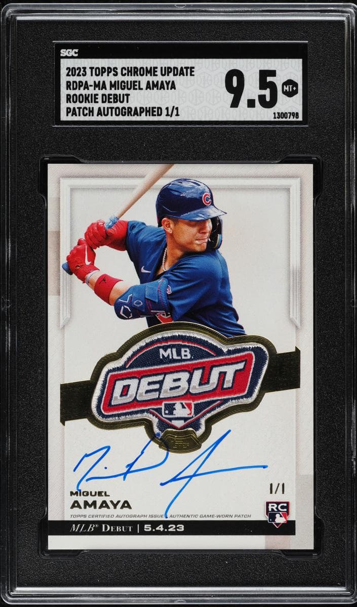 Miguel Amaya 2023 topps Topps Chrome Update