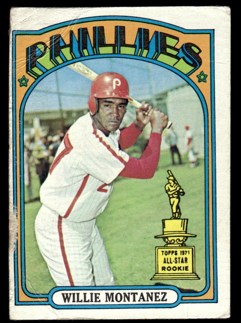 Willie Montanez 1972 topps Topps