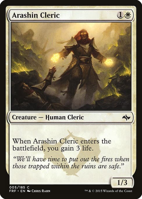 Arashin Cleric 2015 Magic: The Gathering Fate Reforged