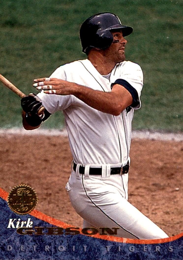 Kirk Gibson 1994 leaf Leaf