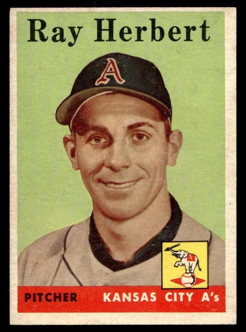 Ray Herbert 1958 topps Topps
