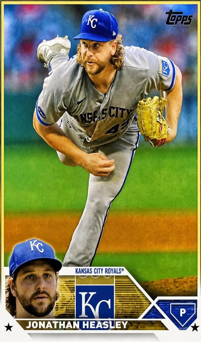 Jonathan Heasley trading card