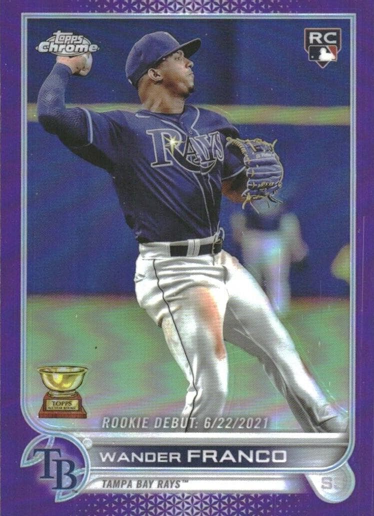 Wander Franco 2022 topps Topps Chrome Update