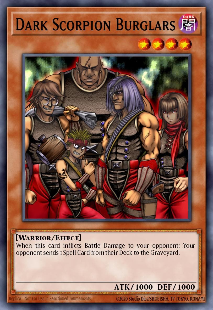 Dark Scorpion Burglars #GLD5-EN004
