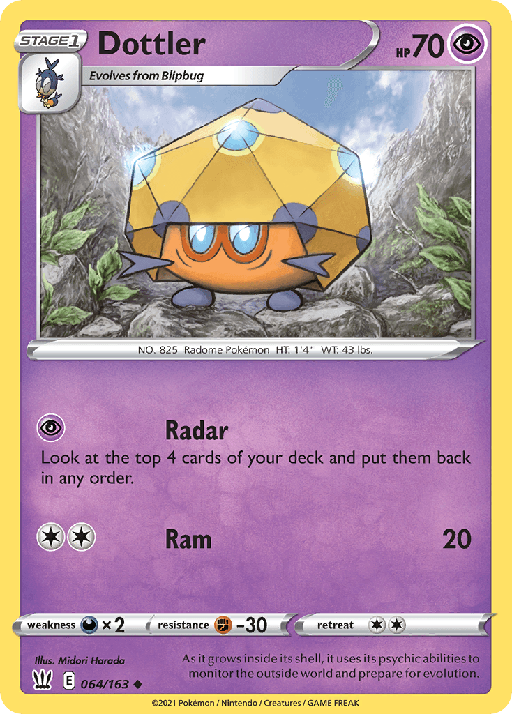 Dottler 2021 Pokemon