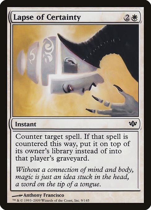 Lapse of Certainty 2009 Magic: The Gathering Conflux