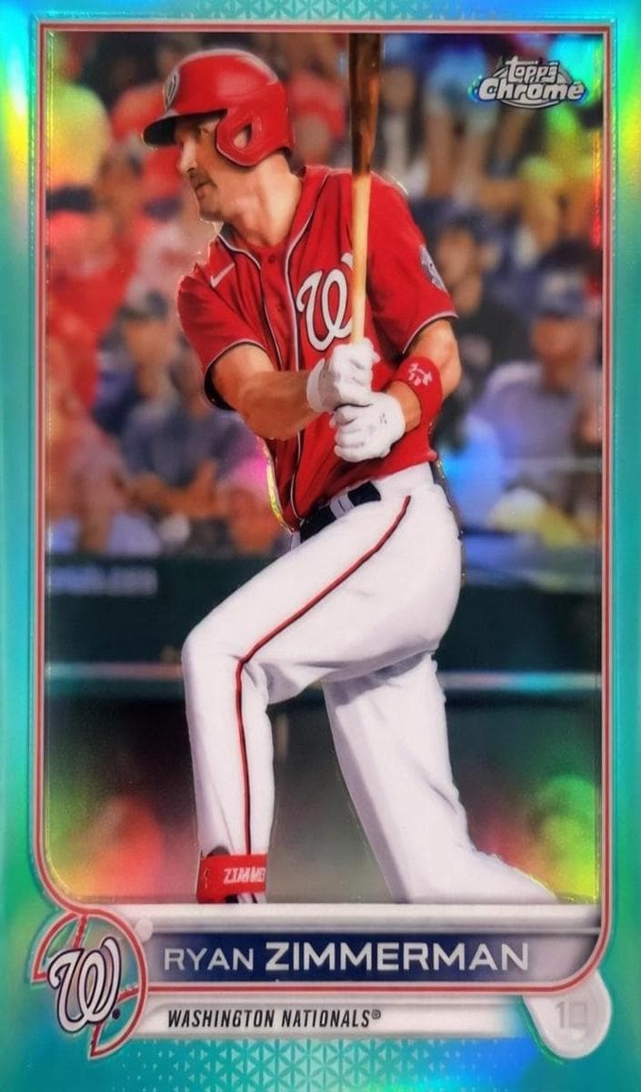Ryan Zimmerman 2022 topps Topps Chrome