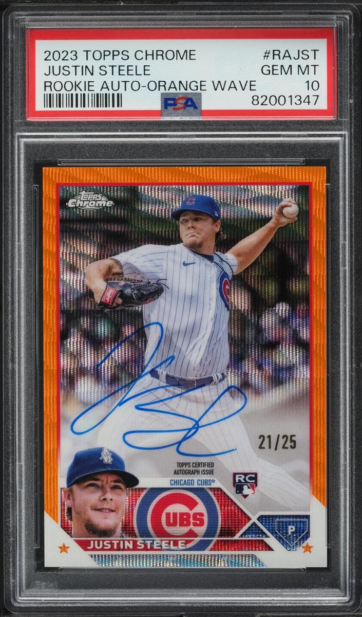 Justin Steele 2023 topps Topps Chrome