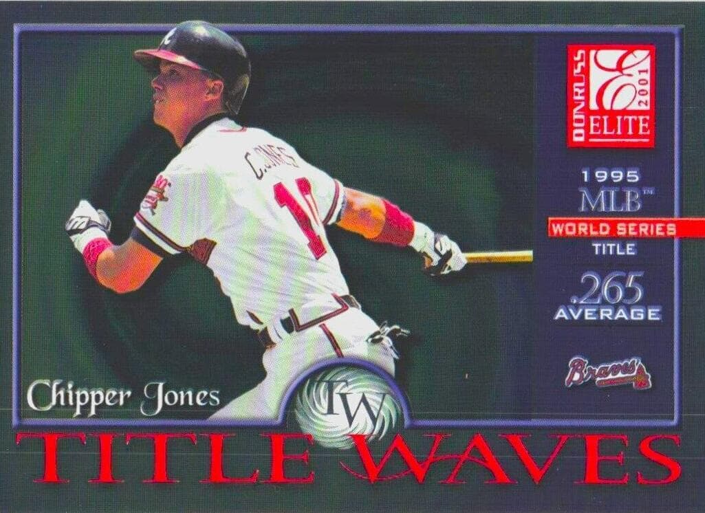 Chipper Jones 2001 panini